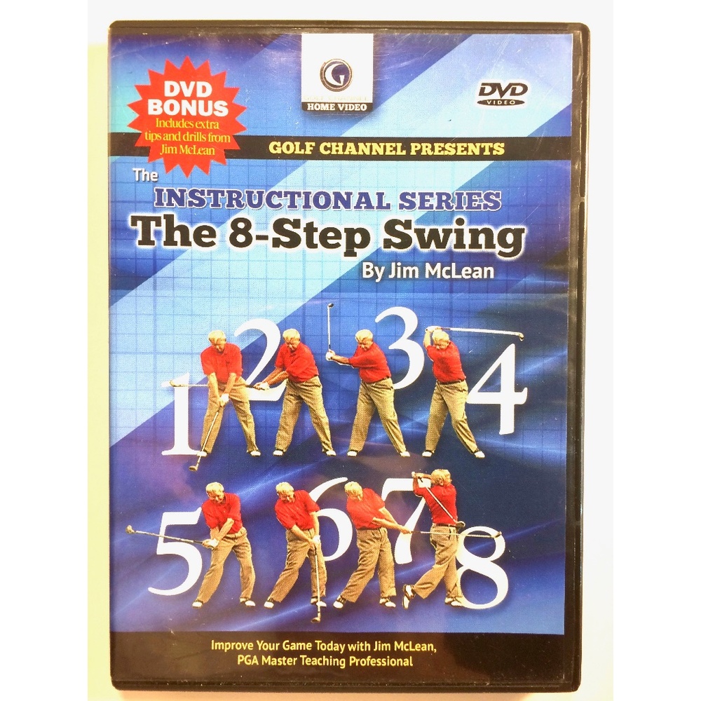 Jim McLean: The 8-Step Swing DVD Jim McLean Golf Channel UPC 719059377611